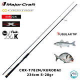 Major Craft Crostage CRX-T782M/Kurodai 234cm 5-20gr (2P) Light Spin Kamış