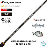 Major Craft Crostage CRX-T782M/Kurodai 234cm 5-20gr (2P) Light Spin Kamış