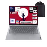 Lenovo Thinkbook 14 2-In-1 G5 IAU Ultra 7-255U 40-GBDDR5 4 TBSSD 14" WUXGA IPS Dokunmatik + Yoga Kalem Windows 10 Pro + HMF Sırt Çantası 21SQ003BTXHMF48