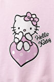 Hello Kitty Uzun Kollu %100 Pamuk Alt Üst Kız Çocuk İkili Taytlı Takım 2-5 Yaş