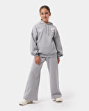 Kız Çocuk Baskılı Oversize Kışlık Eşofman Takımı
