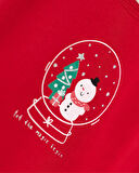 Kız Bebek Çam Ağacı Baskılı Bandanalı Tüllü Yeni Yıl Alttan Çıtçıtlı Body