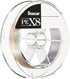Seaguar PE X8 Grandmax 8 Örgü Spin İp Misina Multi Color 150 mt MultiColor-0,148 mm