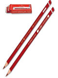 FABER CASTELL KIRMIZI KURŞUN KALEM ( 3 ADET )