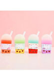 Bubble Tea Renkli Silgi - 4 Adet