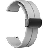 Basias Haylou Ls-02 Smart Mıknatıslı Ayarlanabilir Silikon Kordon 20MM