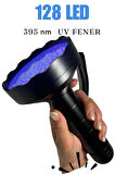 UV-206 Mor Işık Uv El Feneri, Ultraviyole El Feneri 395 Nm 128 LED