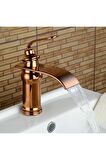 Banyo Lavabo Bataryası Rose Renk Yeni Model Şelale 5 Yıl Garantili