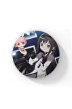 Puella Magi Madoka Magica Temalı 1 Adet Rozet 58 Mm
