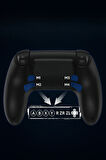 QASUL PS-4 için Kablosuz Kontrol Cihazı Çift Titreşimli RGB LED Gamepad Joystick Yüksek Doğruluk  Kontrol