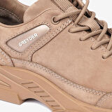 Greyder 14994 Erkek Vizon Hakiki Deri Sneaker Ayakkabı