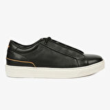 Greyder 17420 Erkek Siyah Hakiki Deri Sneaker Ayakkabı