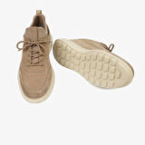 Greyder 17840 Erkek Vizon Hakiki Deri Sneaker Ayakkabı