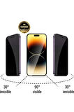 Apple iPhone 15 Pro Max Hayalet Ekran Koruyucu Kırılmaz Cam - Ultra İnce