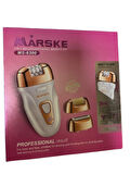 Marske MS-6300 3in1 Epilasyon Cihazı – Şarjlı Tüy Alma, Tıraş ve Topuk Törpü Seti