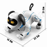 Uzaktan Kumandalı Şarjlı Sesli Komut Kontrol & Programlama Özellikli Müzikli Akrobat Robot Köpek