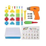 Eğitici Matkaplı 3D Hayvan Şekilli Puzzle Seti - Yaratıcı ve El Becerisi Geliştiren Oyuncak