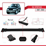 Kia Sportage 1997-2002 Arası ile Uyumlu FLY Model Ara Atkı Tavan Barı Siyah 2 Adet