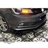 Vw Passat B7 Uyumlu Brabus Ön Lip 3 Parça Kanatlı Lip