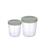İçiçe Geçen 2 Li Saklama Kabı  (250ve 400ml)