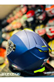 FS 865 SOLID MATT BLUE FULL FACE MOTOSİKLET KASKI