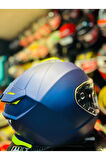 FS 865 SOLID MATT BLUE FULL FACE MOTOSİKLET KASKI