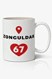 Zonguldak Baskılı Kupa Bardak Baskılı Kahve Kupa Bardak
