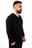 TWİSTER 3622 SİYAH V YAKA ERKEK KAZAK