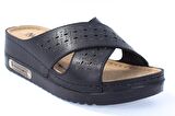 Dagoster DZA37-3025 Siyah Günlük Ortopedik Kadın Terlik