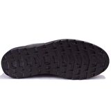 Hammer jack 422313 Siyah Cilt Ortopedik Günlük Erkek Deri Ayakkabı