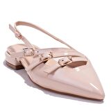 Dagoster DZA07-725488 Ten Rugan Klasik Topuklu Kadın Ayakkabı