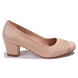 Dagoster DZA07-7268641 Ten Klasik Topuklu Kadın Ayakkabı