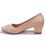 Dagoster DZA07-7268641 Ten Klasik Topuklu Kadın Ayakkabı