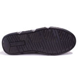 Hammer Jack 10220650 Siyah Cilt Ortopedik Günlük Erkek Deri Ayakkabı