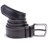 Dagoster DMK26-452 Siyah 4.5 cm Suni Deri Erkek Kemer