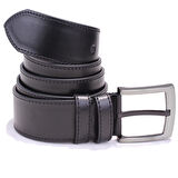 Dagoster DMK26-459 Siyah 4.5 cm Suni Deri Erkek Kemer