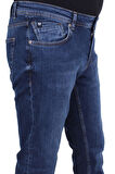 Twister Panama 758-02 Mavi Düşük Bel Dar Paça Erkek Jeans Pantolon