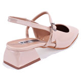 Dagoster DZA07-81500 Ten Rugan Klasik Topuklu Kadın Ayakkabı