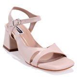 Dagoster DZA07-92825255 Ten Klasik Topuklu Kadın Ayakkabı