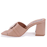 Dagoster DZA07-114216 Nut Topuklu Abiye Kadın Terlik