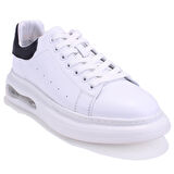 Hammer Jack 10225014 Marsa Beyaz Siyah Ortopedik Günlük Erkek Deri Ayakkabı