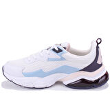 Kinetix Valentı Tx  Beyaz Mavi Ortopedik Günlük Kadın Spor Ayakkabı