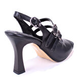 Dagoster DZA07-928405 Siyah Klasik Topuklu Kadın Ayakkabı