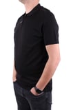 Dagoster DMG23-511228 Siyah Günlük Fermuarlı Polo Yaka Erkek Tişört