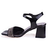 Dagoster DZA07-3371040 Siyah Klasik Topuklu Kadın Ayakkabı