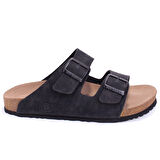 Fly Soft S903 Siyah Günlük Ortopedik Erkek Spor Terlik