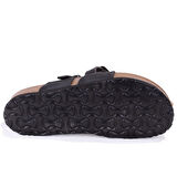 Fly Soft S042031 Siyah Günlük Ortopedik Permak Arası Kadın Spor Terlik