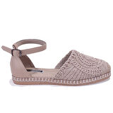 Dagoster DZA07-1155198 Ten Triko Günlük Babet Kadın Ayakkabı