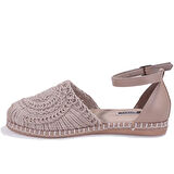 Dagoster DZA07-1155198 Ten Triko Günlük Babet Kadın Ayakkabı