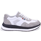 Dagoster DMA08-1976 Beyaz Ortopedik Günlük Erkek Deri Ayakkabı